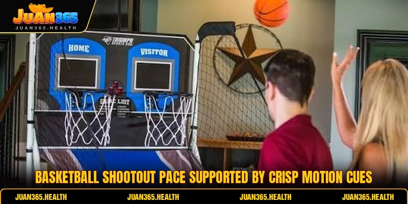 Basketball Shootout pace supported by crisp motion cues