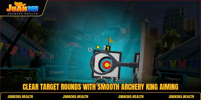 Clear target rounds with smooth Archery King aiming
