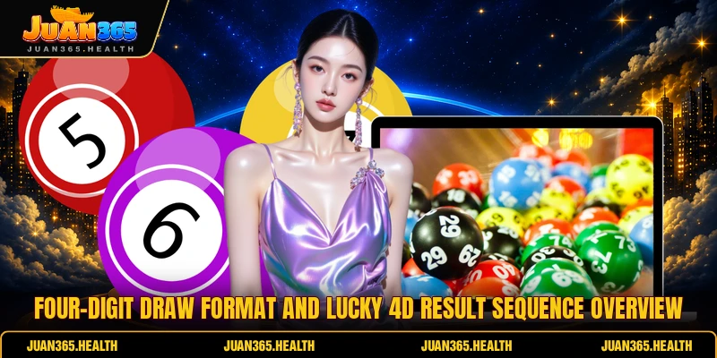 Four-digit draw format and Lucky 4D result sequence overview