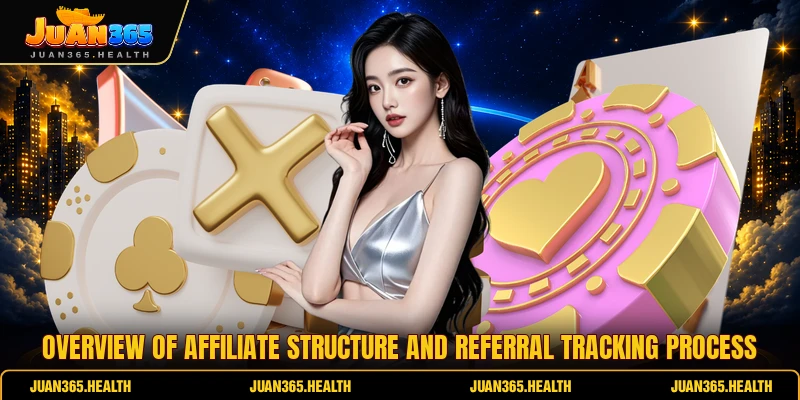 Overview of affiliate structure and referral tracking process