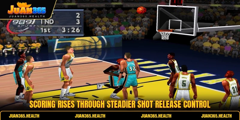 Scoring rises through steadier shot release control