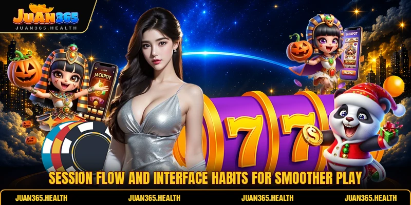 Session flow and interface habits for smoother play