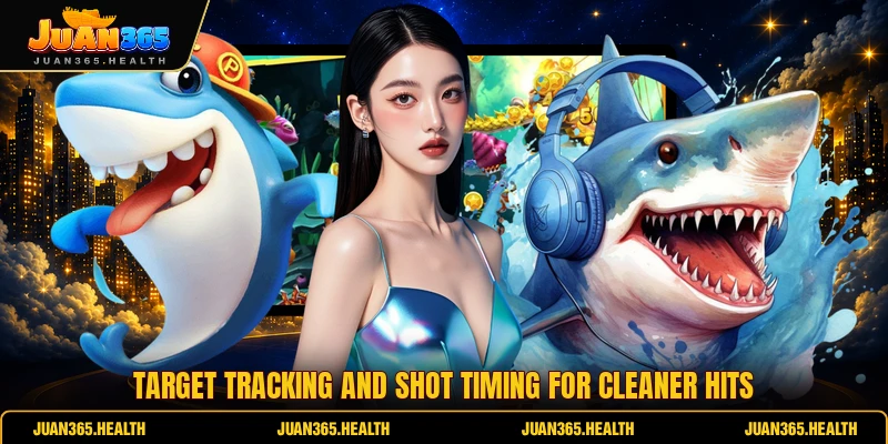 Target tracking and shot timing for cleaner hits